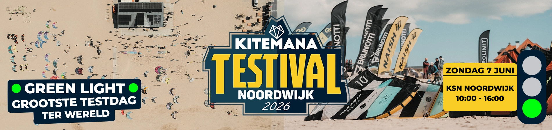 Kitemana Testival 2025 2.0 <br>Aanstaande zondag 7 juni, test alle kite gear!