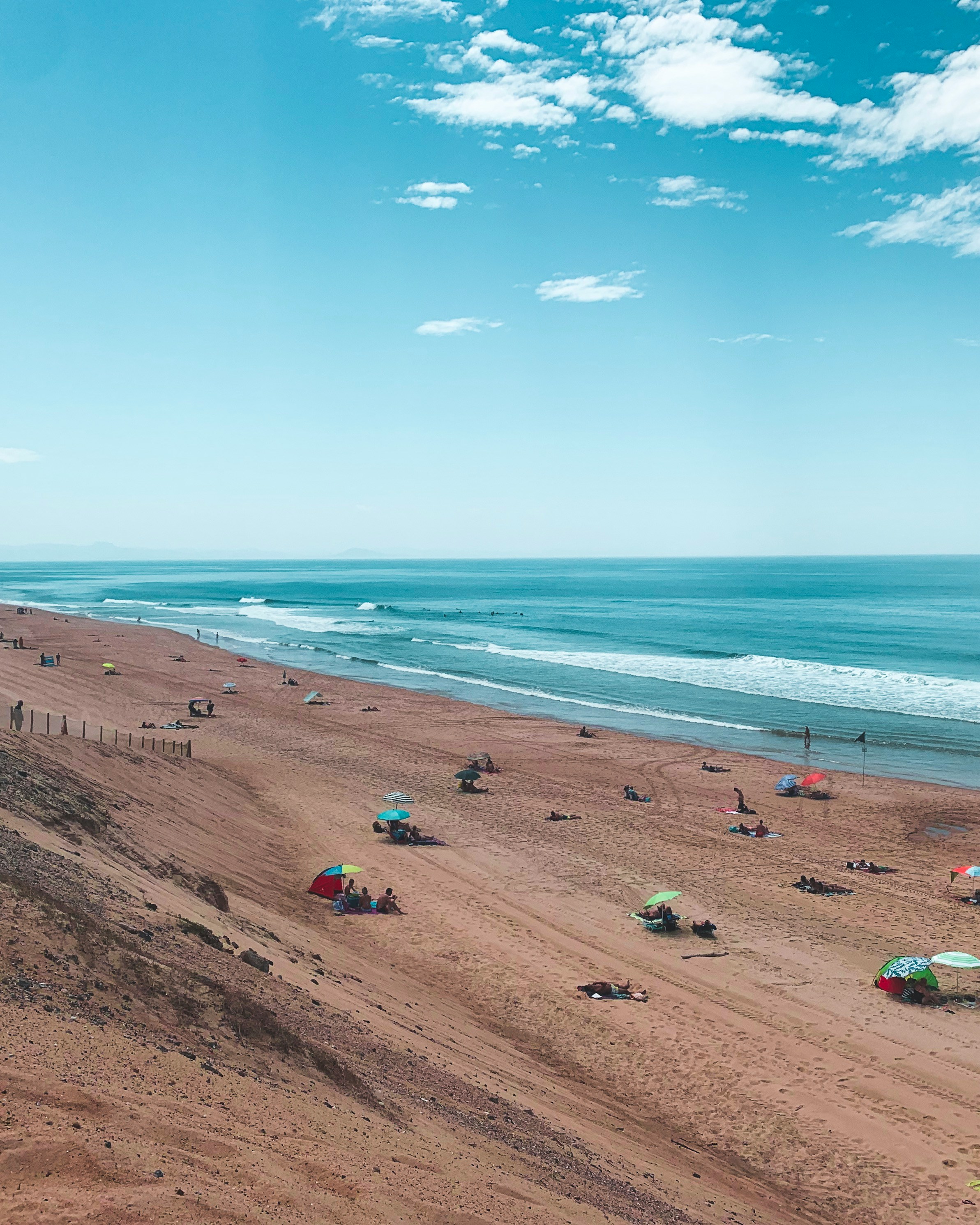 Kitesurf côte atlantique landes — plage de sable